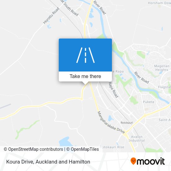 Koura Drive map