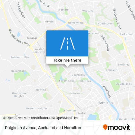 Dalgliesh Avenue map