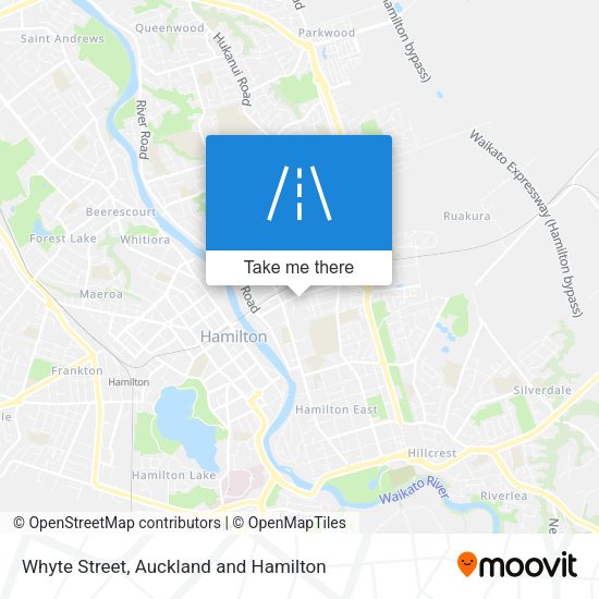 Whyte Street map