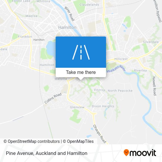 Pine Avenue map