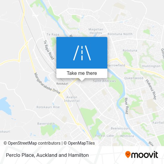 Perclo Place map