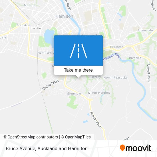 Bruce Avenue map
