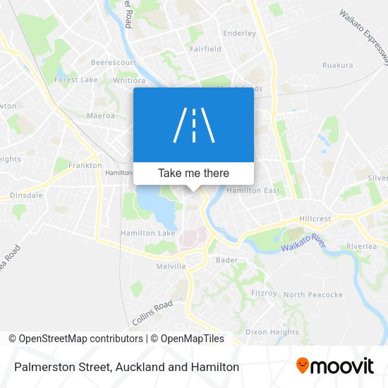 Palmerston Street map