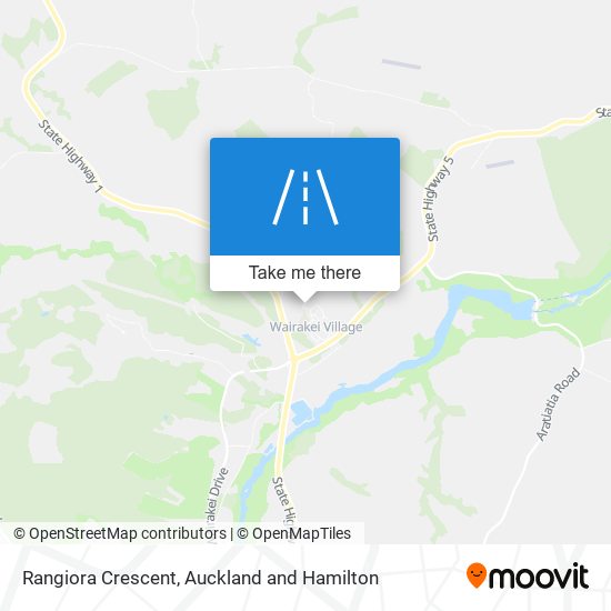 Rangiora Crescent map