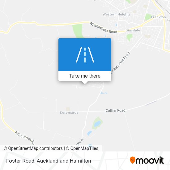 Foster Road map