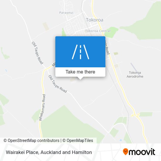 Wairakei Place map