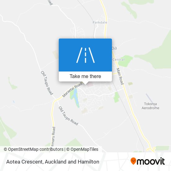 Aotea Crescent map