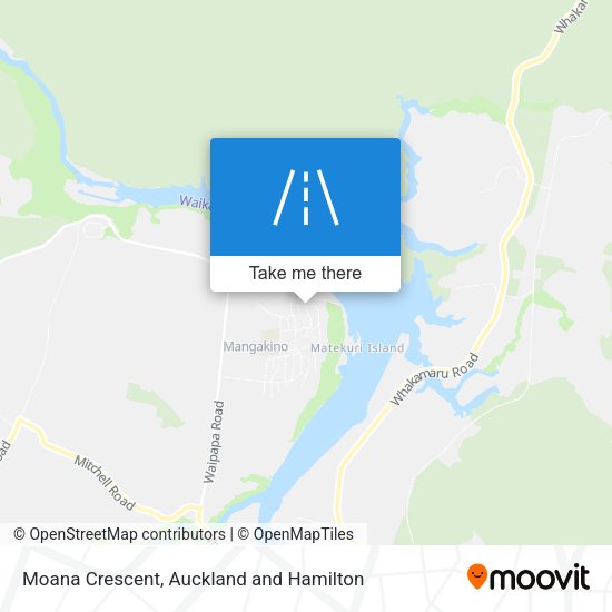 Moana Crescent map