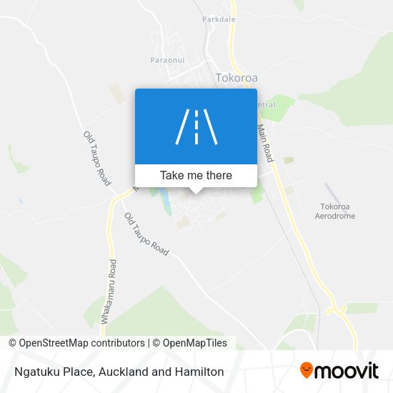Ngatuku Place map