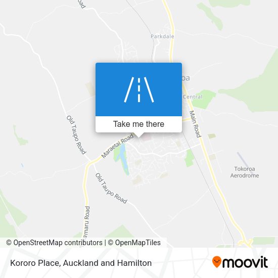 Kororo Place map