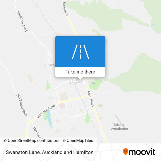 Swanston Lane map
