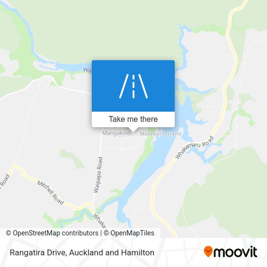 Rangatira Drive map