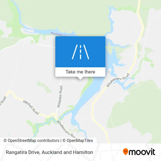 Rangatira Drive map