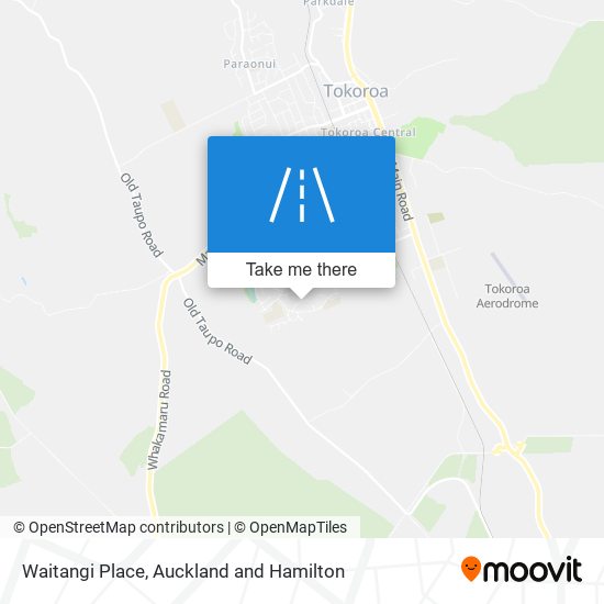 Waitangi Place map