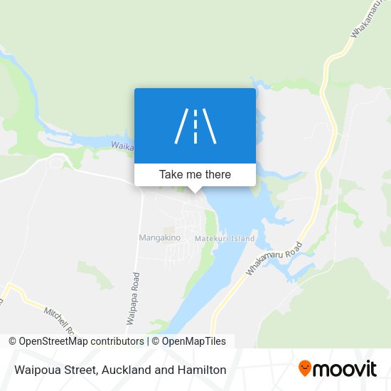 Waipoua Street map