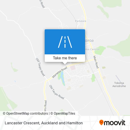 Lancaster Crescent map