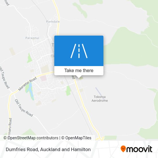 Dumfries Road map