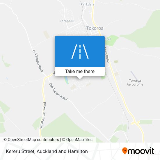 Kereru Street map