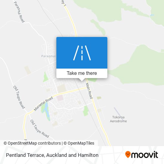 Pentland Terrace map