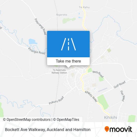 Bockett Ave Walkway map