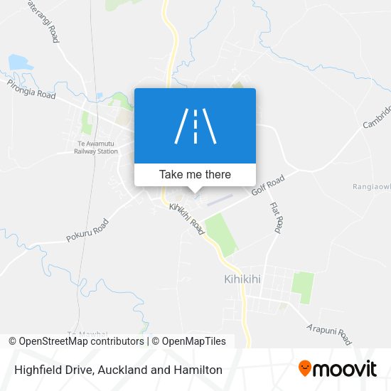 Highfield Drive map