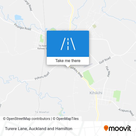 Turere Lane map