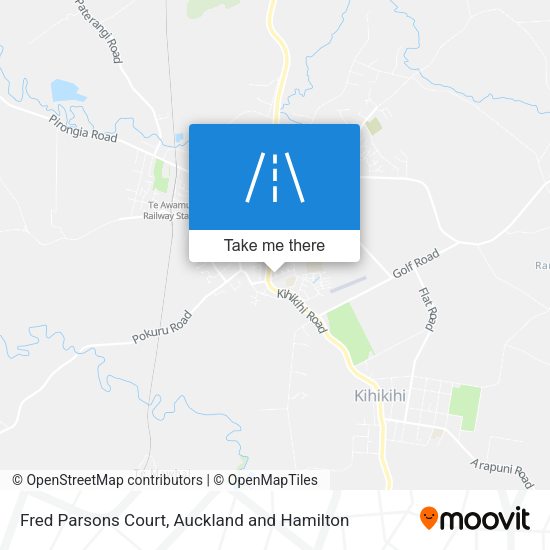 Fred Parsons Court map