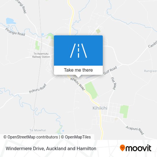 Windermere Drive map