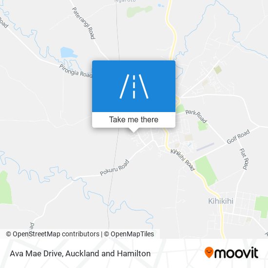 Ava Mae Drive map