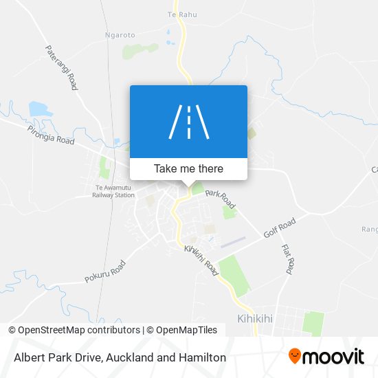 Albert Park Drive map