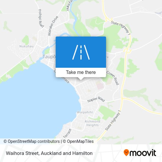 Waihora Street map