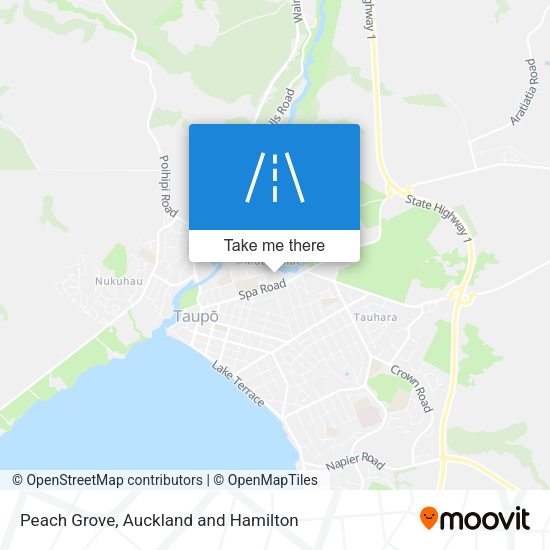 Peach Grove map