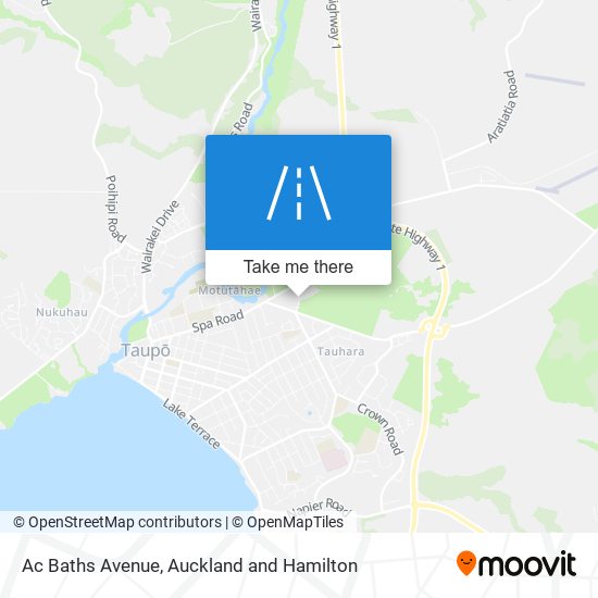 Ac Baths Avenue map