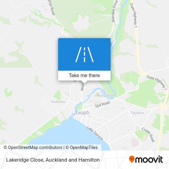 Lakeridge Close map