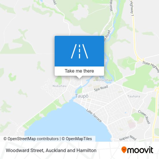 Woodward Street map