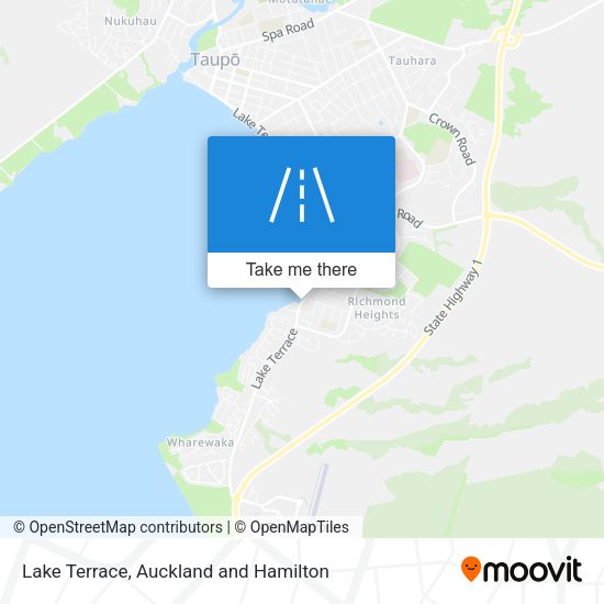Lake Terrace map