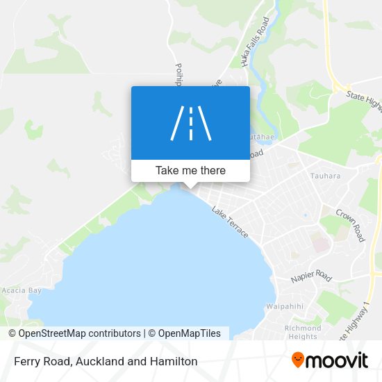 Ferry Road map