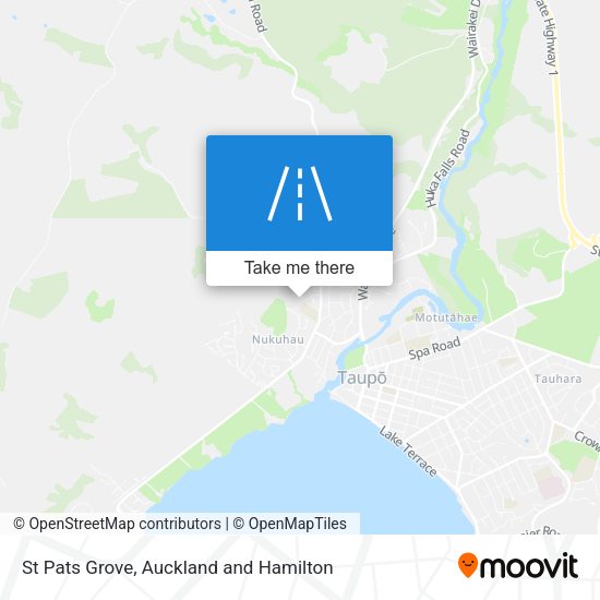 St Pats Grove map