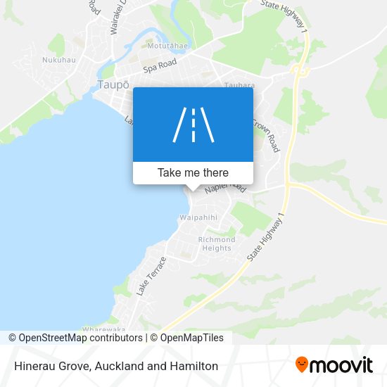 Hinerau Grove map