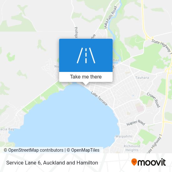 Service Lane 6 map