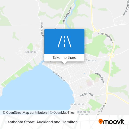 Heathcote Street map