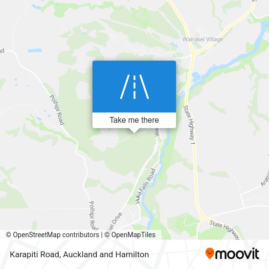 Karapiti Road map
