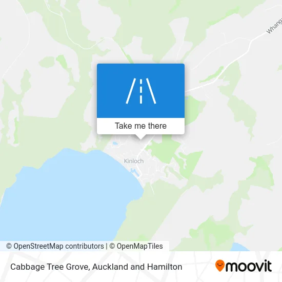 Cabbage Tree Grove map