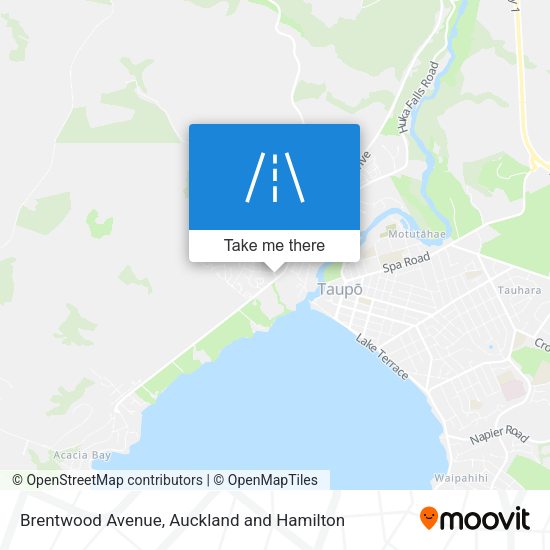 Brentwood Avenue map