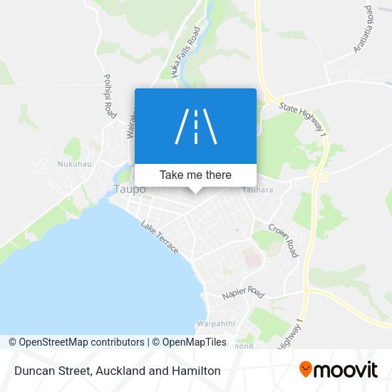 Duncan Street map