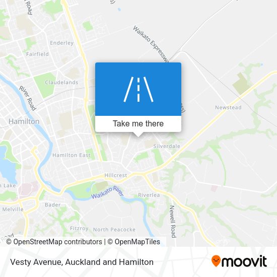 Vesty Avenue map