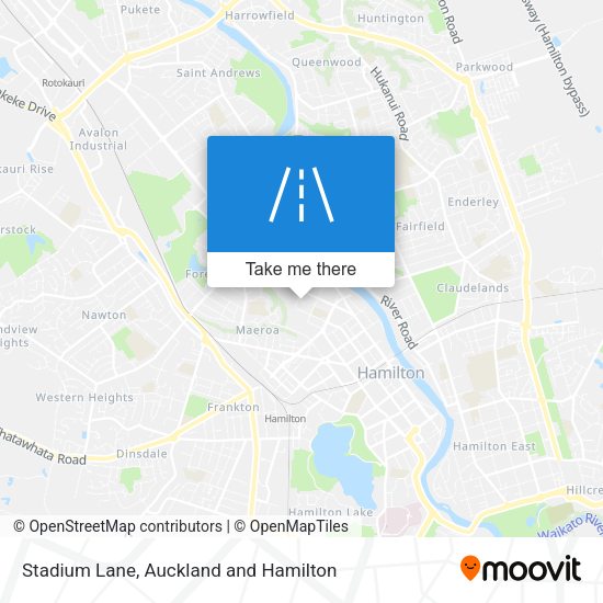 Stadium Lane map