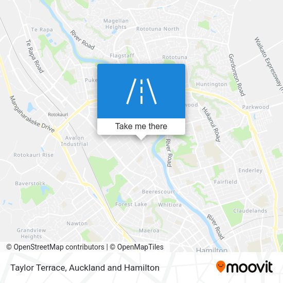 Taylor Terrace map