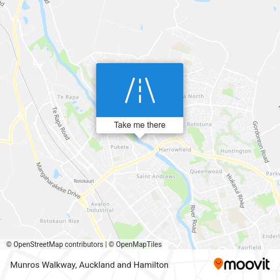 Munros Walkway map
