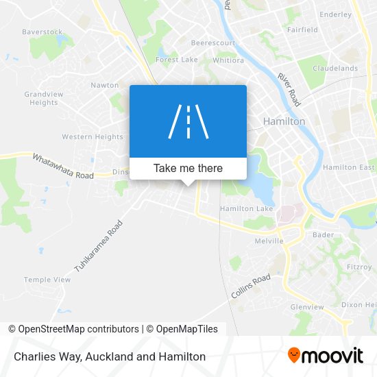 Charlies Way map